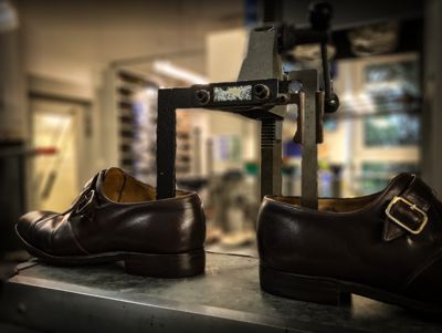 Höhenmessgerät für Schuhausgleiche